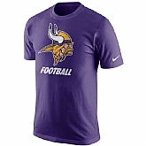 Minnesota Vikings Nike Facility WEM T-Shirt - Purple,baseball caps,new era cap wholesale,wholesale hats
